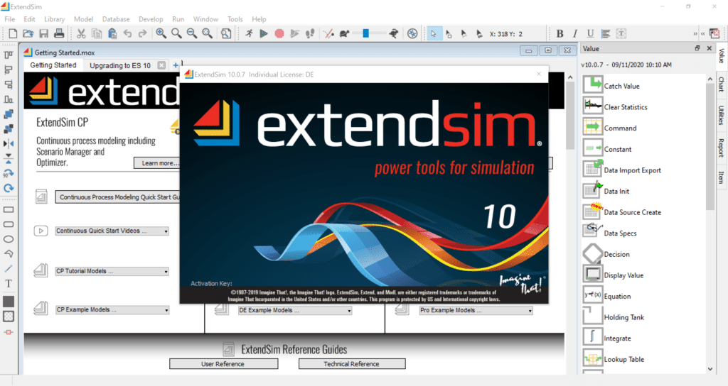 ExtendSim DE v10 Crack ExtendSim DE v10 Crack
